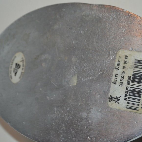 Pewter Mexico Ann Kary AK0947 JEWELERY BOX TRINKETS ALHAJERO ROSES - Picture 4 of 10